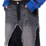 Flap Denim Pants