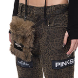 Leopard Patch Jeans