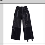 Fragmented Denim Jeans