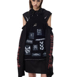 Cut-Out Hoodie Dress