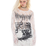 Sheer lace longsleeve