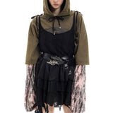 Layered Sleeve Hoodie