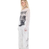 Sheer lace longsleeve
