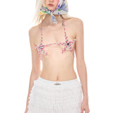 Graffiti mesh scarf