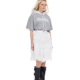 Layered lace pants