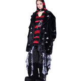 Metal P Fur Coat