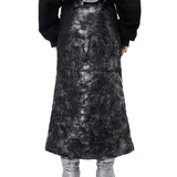 Double-Zip Puffer Skirt