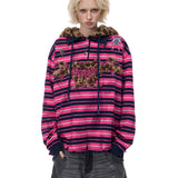 Leopard Fur Hoodie