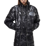 Double-Zip Puffer Skirt