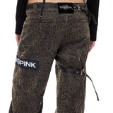 Leopard Patch Jeans