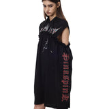 Cut-Out Hoodie Dress