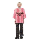 Leopard Heart Fur Tee