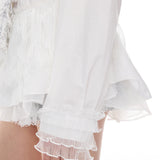 Lace Puff Shirt