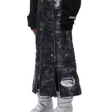 Double-Zip Puffer Skirt