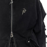 Deconstructed Zip-Up hoodie