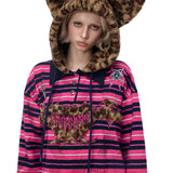 Leopard Fur Hoodie