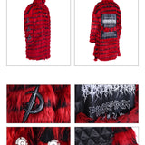 Striped Fur Coat