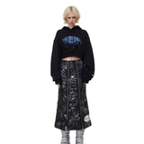 Double-Zip Puffer Skirt