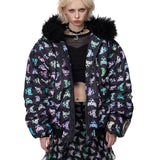 Alien Cat Midi Skirt