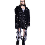 Metal P Fur Coat