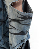 Layered Ripped Jeans