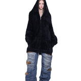 Reversible Fur Cardigan