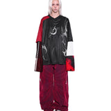 Segmented Denim Pants
