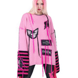 Patchwork Punk Sweater