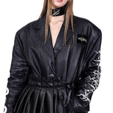 Black Leather Coat