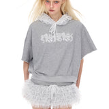Lace mini skort