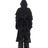 Deconstructed Zip-Up hoodie