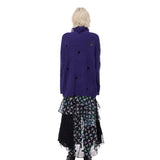 Fringed High-Neck Knit