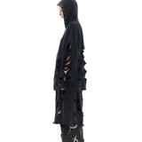 Deconstructed Zip-Up hoodie