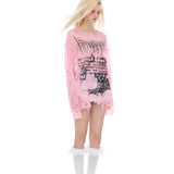 Sheer lace longsleeve