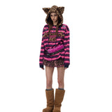 Leopard Fur Hoodie