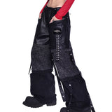 Fragmented Denim Jeans