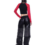 Fragmented Denim Jeans