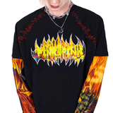 Flame Patchwork Longsleeve