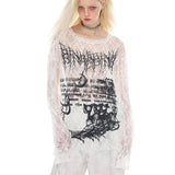 Sheer lace longsleeve