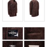 Caramel Suede Touch Coat
