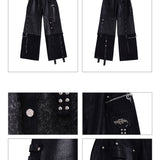 Fragmented Denim Jeans